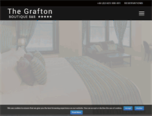 Tablet Screenshot of graftonhotel.co.uk